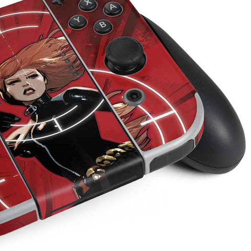 Marvel Black Widow Widowmaker Nintendo Switch OLED (2021) Skin